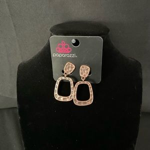 Brass clip on earrings